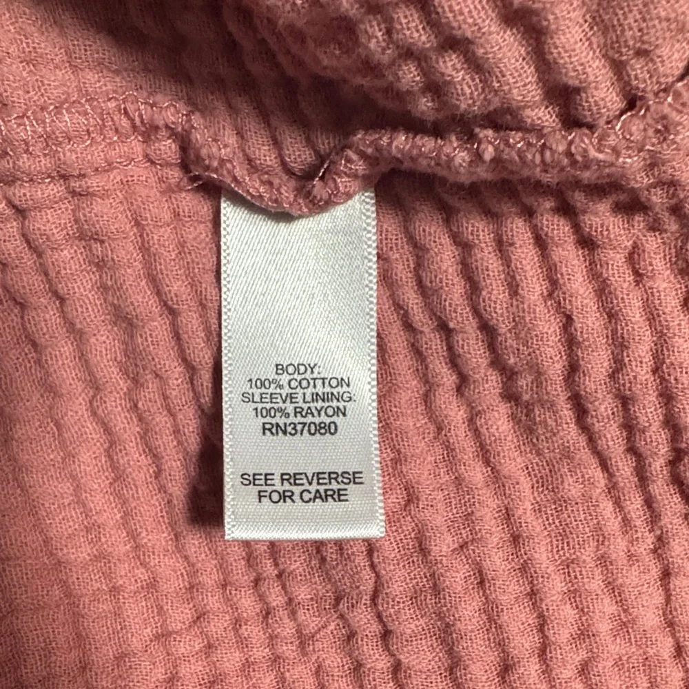 Cato Pink V-Neck Women's Gauzy Top Size Large - Picture 9 of 10